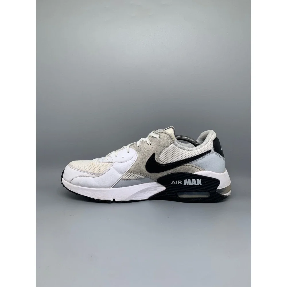 Nike Air Max Excee White Black Grey Running Shoes FN7304-100 Men's Sz 12